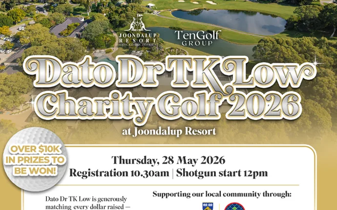 2026 Dato Dr TK Low Charity Golf Day – Joondalup Resort